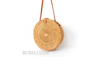 Handbag Circle Original Rattan Balinese Hand Woven